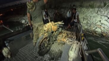 Második világháborús katonai motort emeltek ki a Dunából, olyan alacsony a vízszint